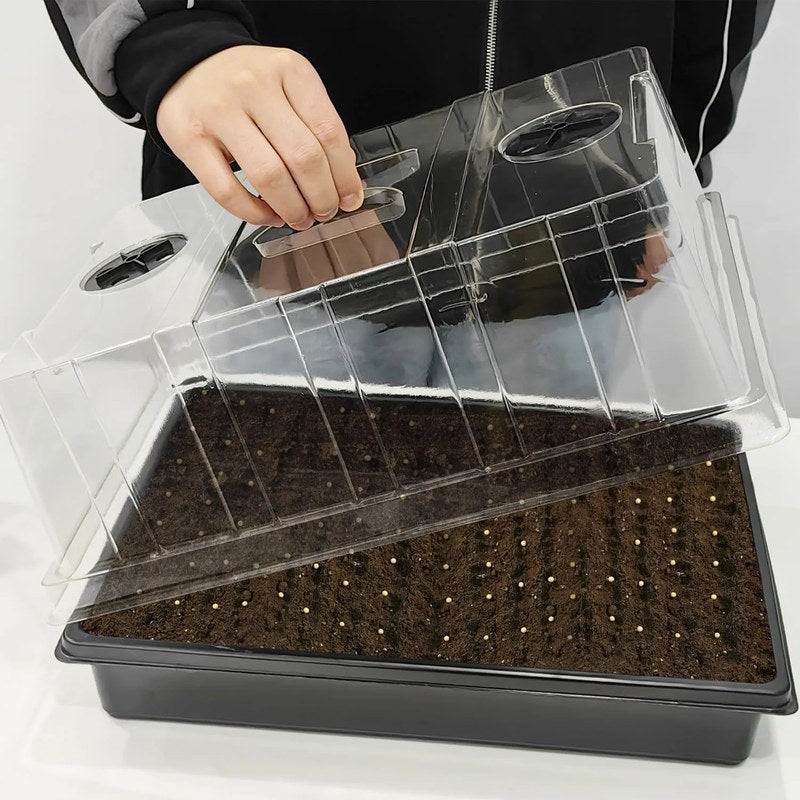 Seed Starter Tray with Humidity Dome - Indoor Gardening
