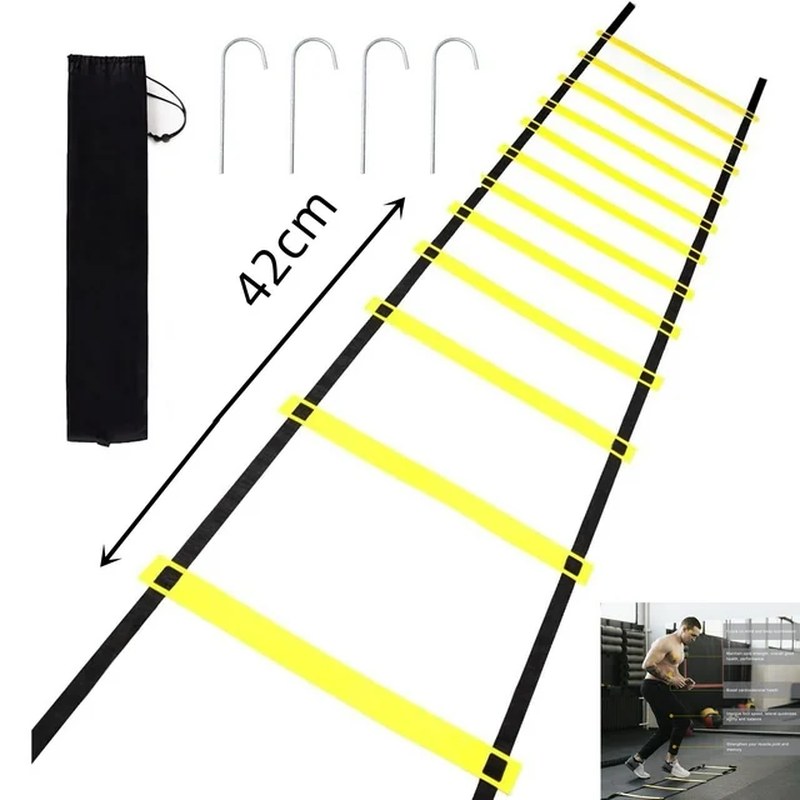 Agility Ladder with Bag – Speed Training Equipment for Coaches