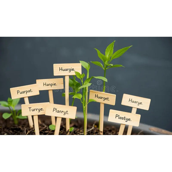 Spring Planting Marker Set with Waterproof Labels | Garden Organization