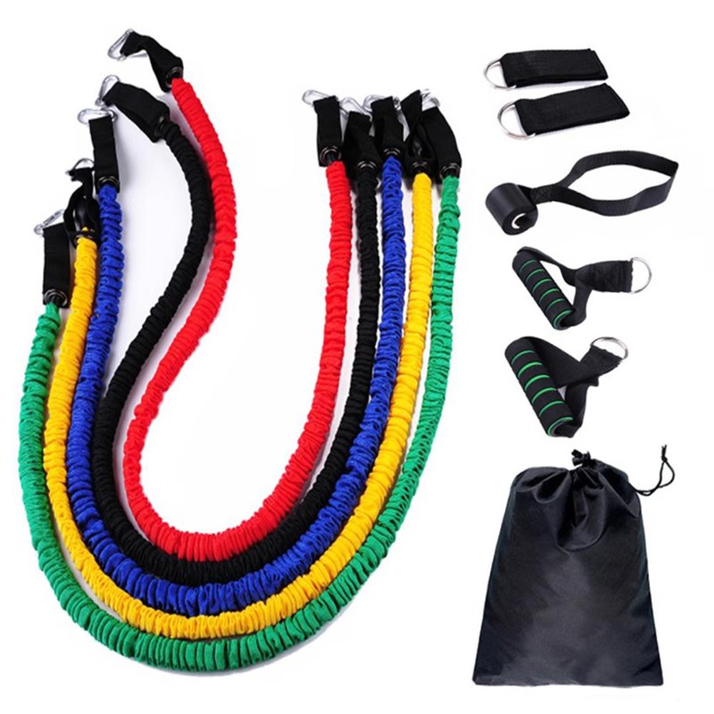 Elastic Resistance Loop Band Set with Door Anchor Kit