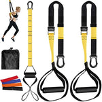 Elastic Resistance Loop Band Set with Door Anchor Kit