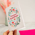 Biodegradable Seed Paper Easter Cards — Eco-Friendly Gift