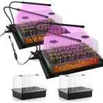 Spring Flower Seed Starter Kit with LED Grow Lights
