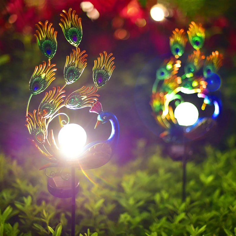 Adjustable Solar Garden Stake Lights - Outdoor LED