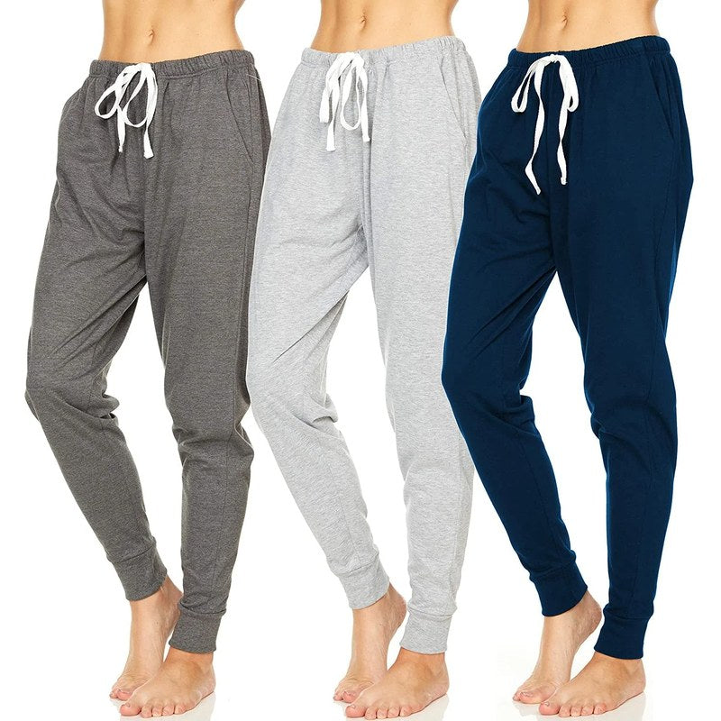 Cotton Loungewear Jogger Pants - Breathable Spring Comfort