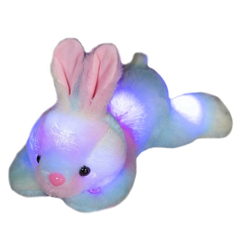 Easter Bunny Plushie with Glow-in-the-Dark Features | Soft Cuddle Toy