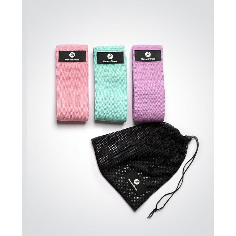 Pastel Resistance Loop Band Set – Home Fitness Gear